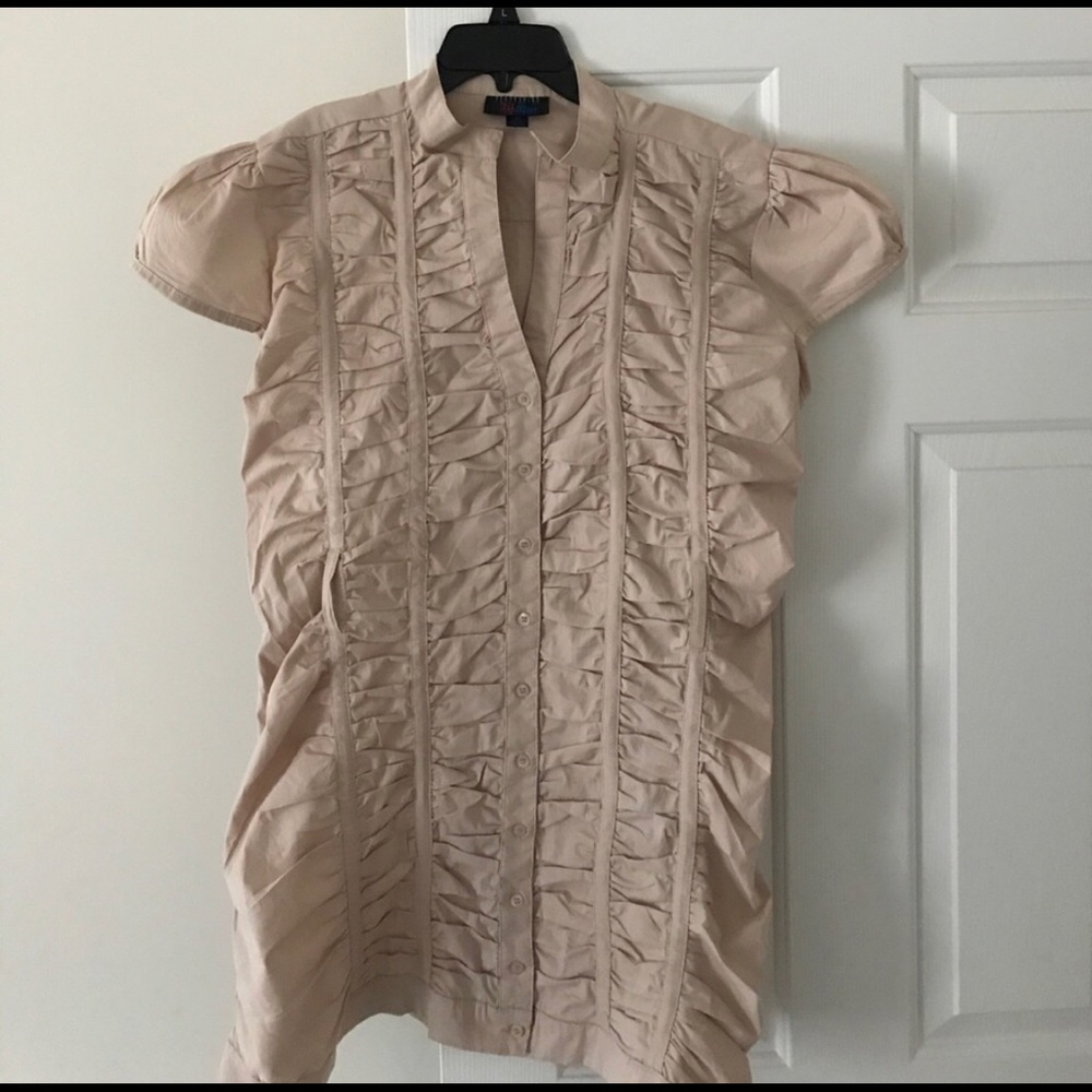 Beige Women’s Blouse Size XXL